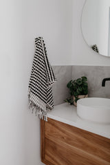 pom pom Turkish hand towel