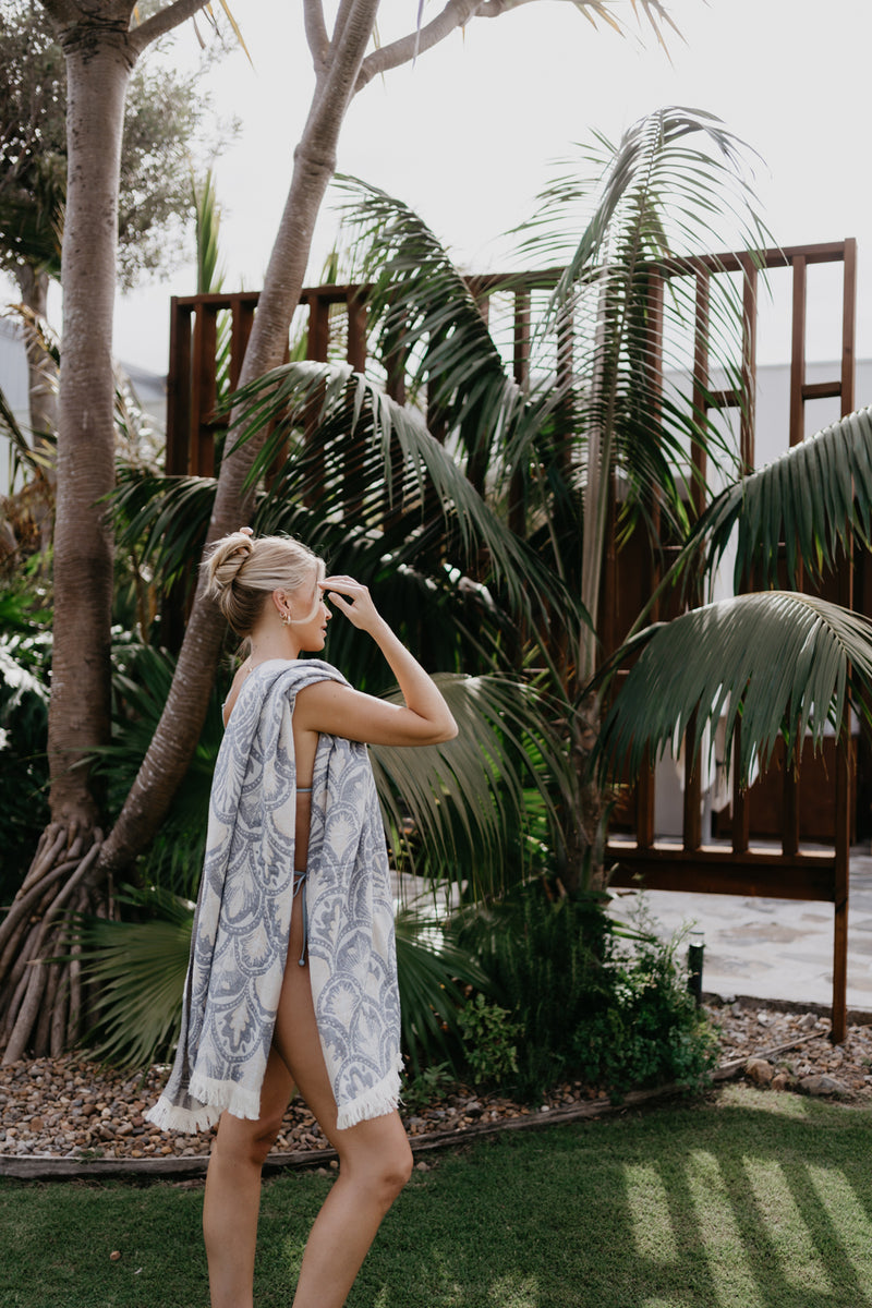 beach towel jacquard Turkish 