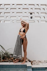 pom pom Turkish pool towel