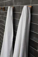 Turkish Terry Back White Towel