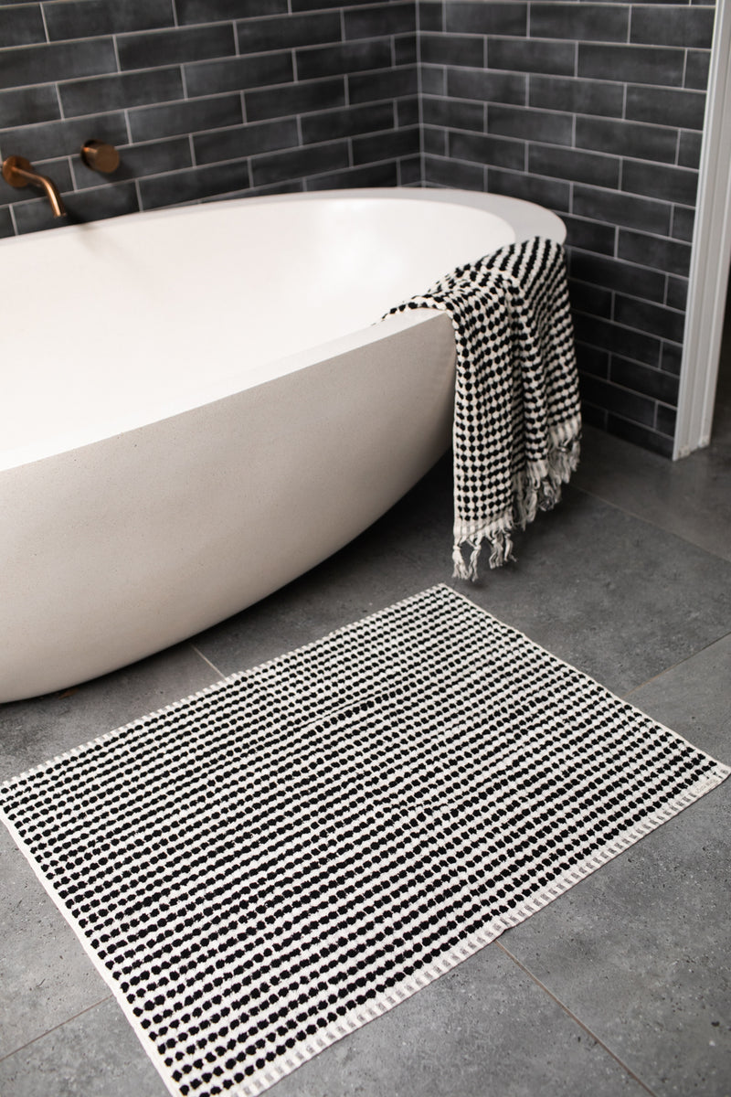 pom pom Turkish bath mat towel