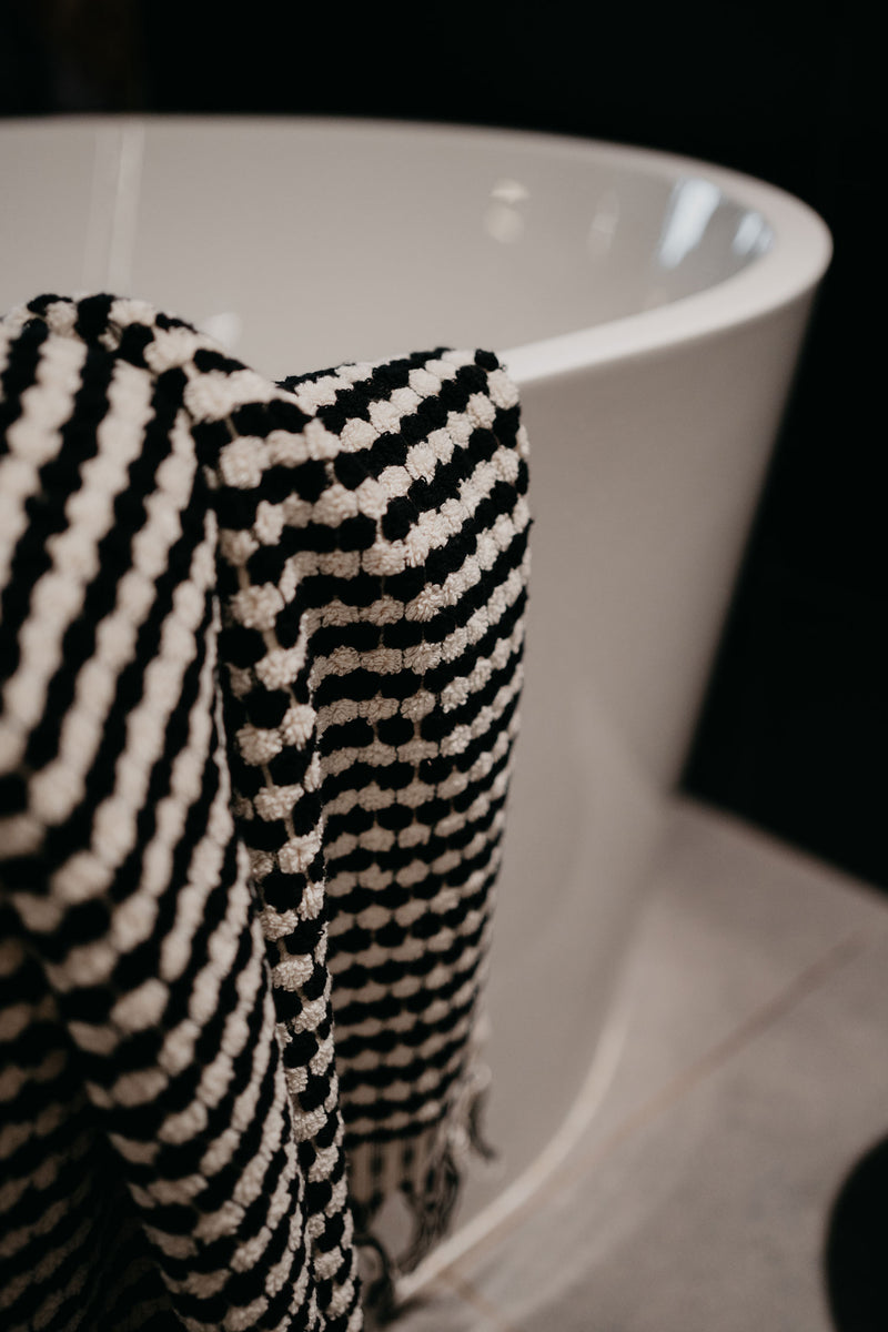 pom pom Turkish towel